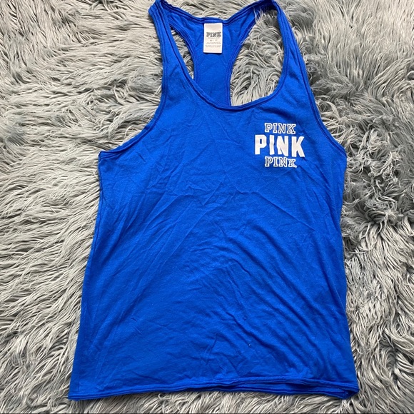 PINK Victoria's Secret Tops - Victoria Secret Pink Racerback Tank Top